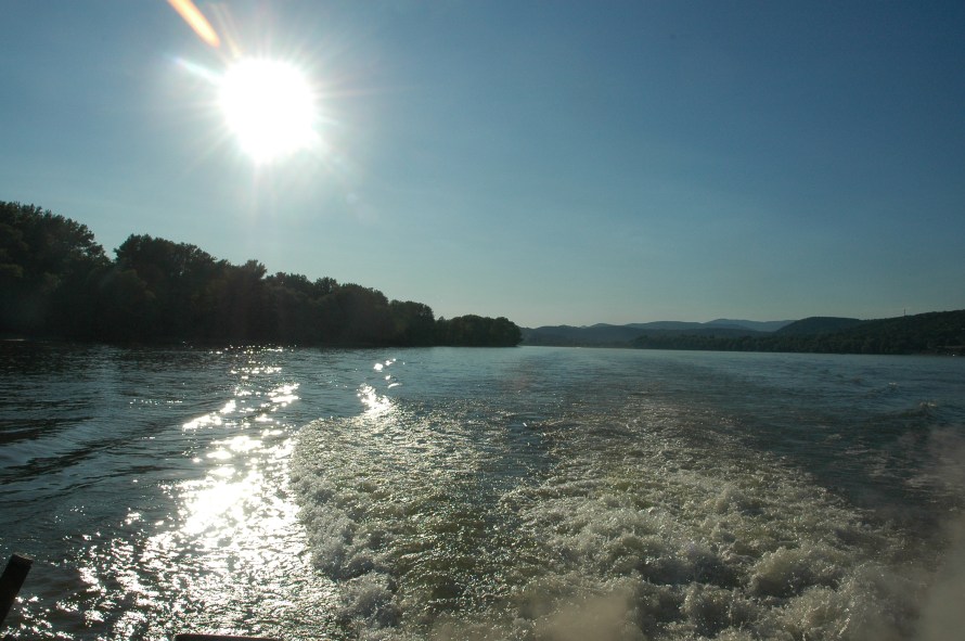 A hajókázás egyik idilli pillanata.